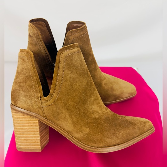 STEVE MADDEN Havannah Pointed Toe Bootie (Women) Chestnut Suede.  6.5M  … - Picture 7 of 15
